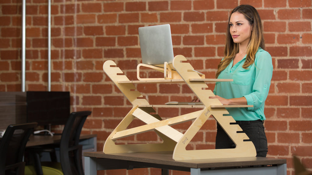 GadgetReview™: "Readydesk is better" standing desk converter